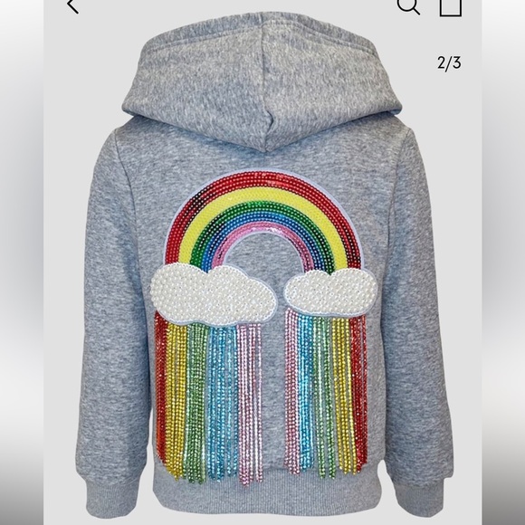 Lola + The Boys Other - Lola + The Boys Crystal Rain Hoodie (257)